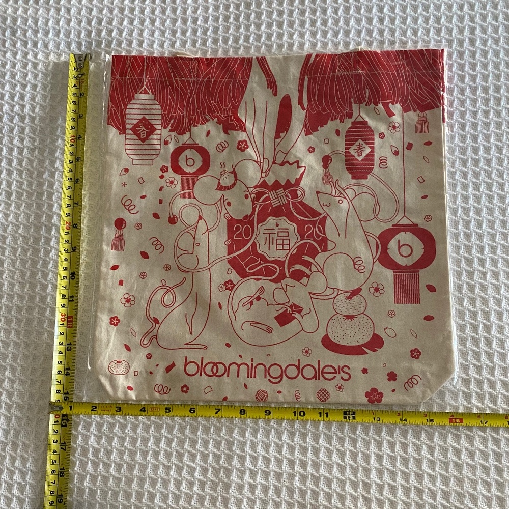 Bloomingdale's Collectable Lunar New Year Tote 2020 Year of the Rat